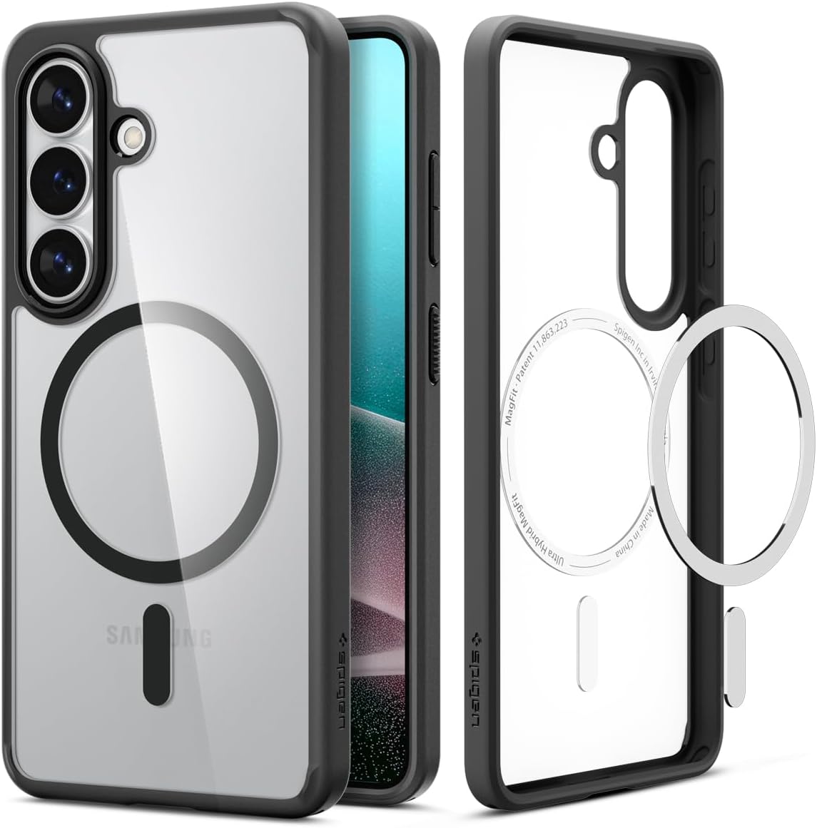 Galaxy S26 ile Uyumlu Magnet Kılıf Ultra Hybrid Mag Fit Matte Black - ACS10970