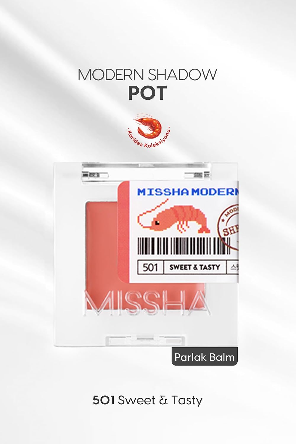 Parlak Balm Dokulu Tekli Göz Farı Modern Pot (501 Sweet&Tasty) 501 Sweet&Tasty