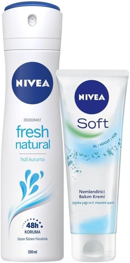 Fresh Deodorant Kadın + Soft Nemlendirici Bakım Kremi 75 Ml