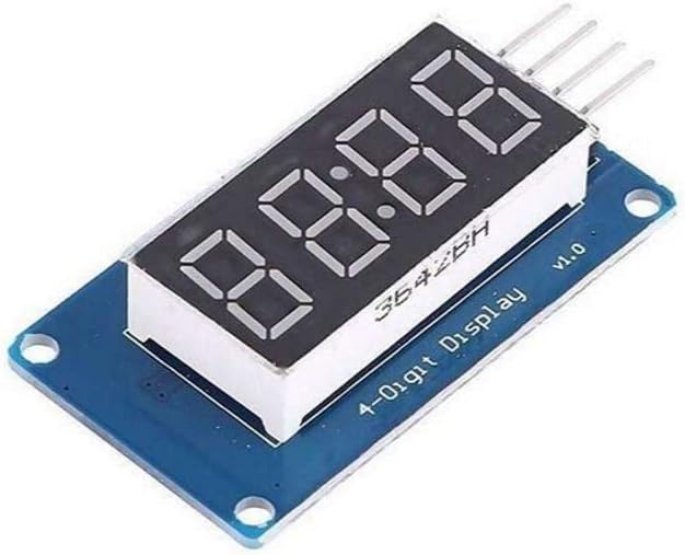 TM1637 4′lü 7-Segment Kırmızı Display Modülü