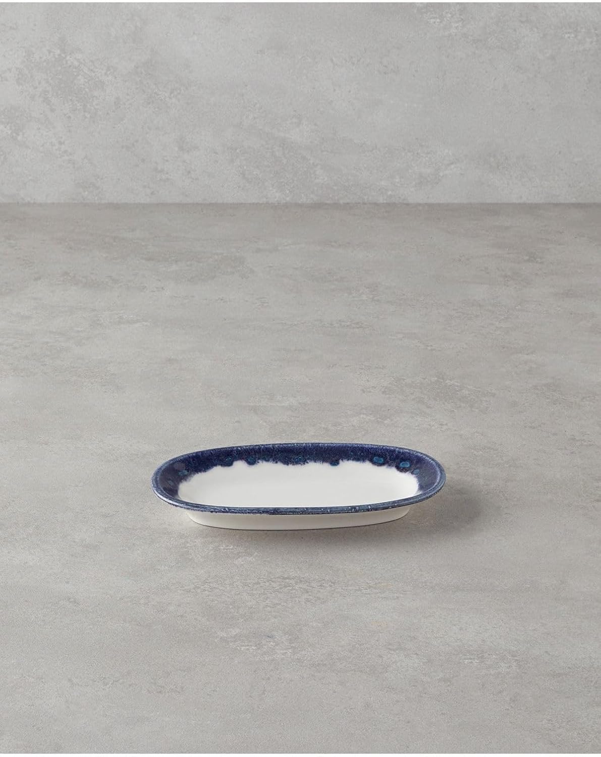 Larry Porselen Kayık Tabak 19 Cm Lacivert