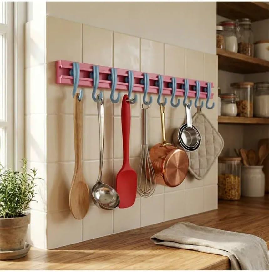 10lu Yapışkanlı Portmanto Hol Antre Duvar Banyo Havlu Askısı Mutfak Askılığı Kapı Arkası Askılık