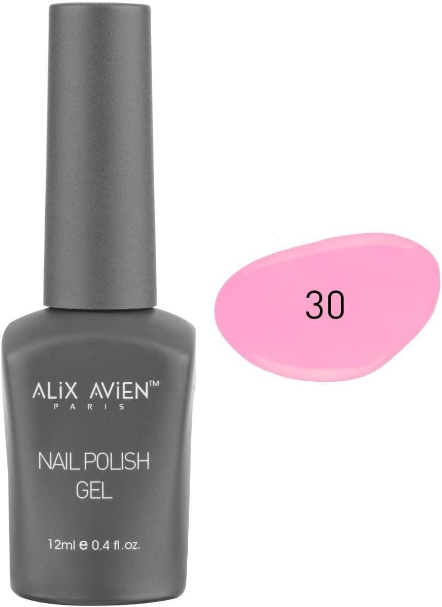 Uv Kalıcı Pamuk Şeker Pembe Jel Oje 30 - Gel Polish - 12 ml