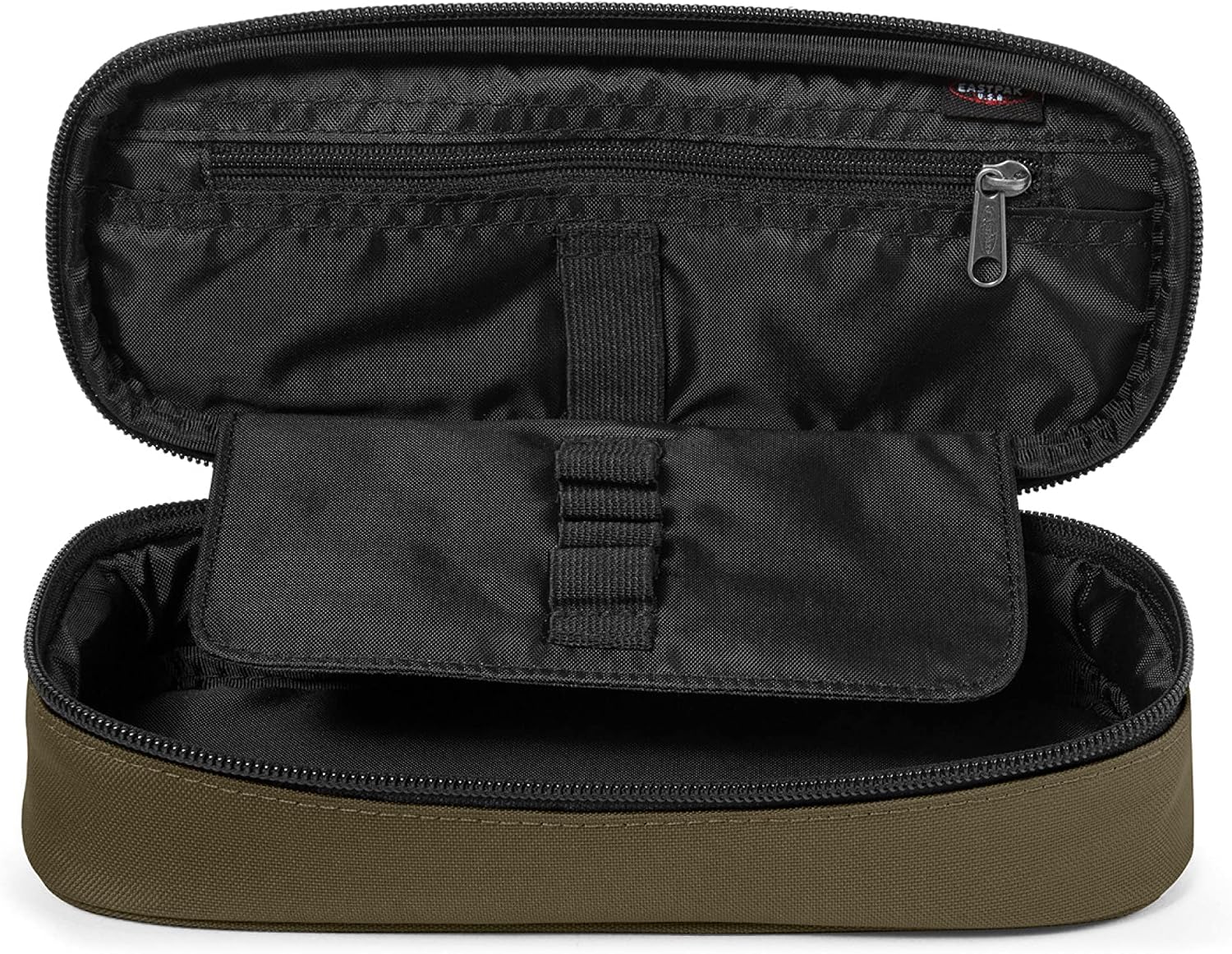 Oval Single Unisex Yetişkin Kalem Çantası Army Olive Standart