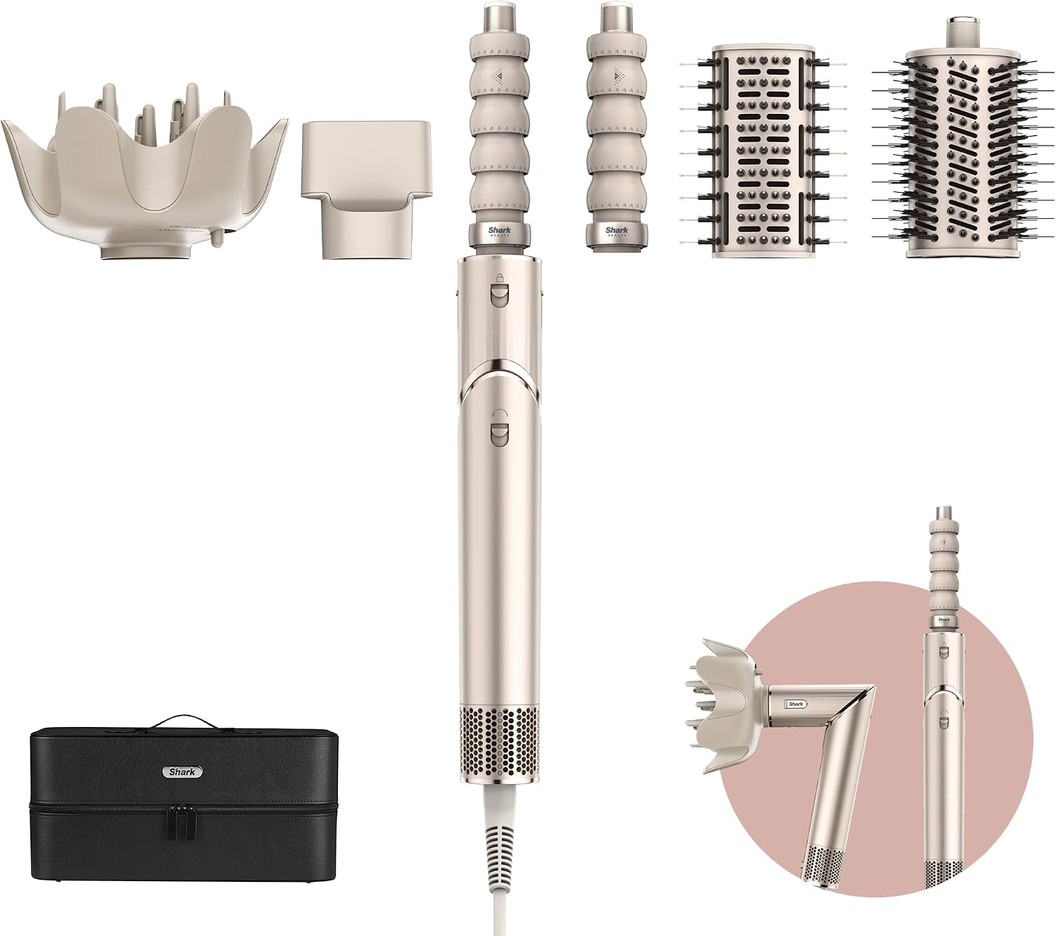 FlexStyle 5-in-1 Saç Kurutma & Şekillendirme Sistemi - Stone HD446SLEU