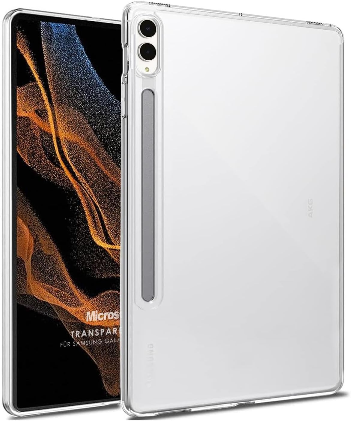 Samsung Galaxy Tab S9 FE+ için Kılıf Transparent Soft Şeffaf [Galaxy Tab S9 FE+ ile Uyumlu Kılıf - Şeffaf]