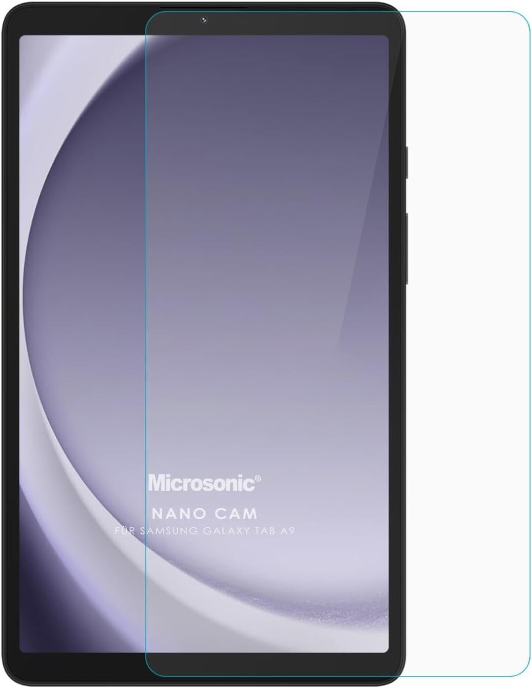 Samsung Galaxy Tab A9 Nano Glass Cam Ekran Koruyucu [Galaxy Tab A9 ile Uyumlu Ekran Koruyucu - Şeffaf]