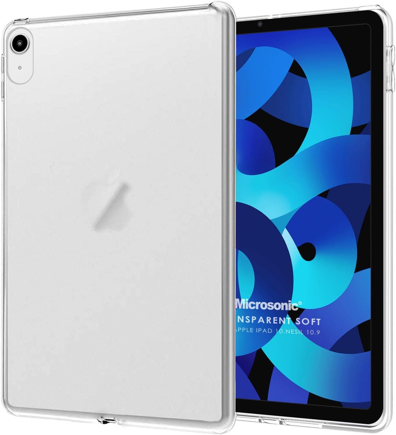 Apple iPad 10.Nesil 10.9`` için Kılıf (A2696-A2757-A2777) Transparent Soft Şeffaf [iPad 10.Nesil 10.9 ile Uyumlu Kılıf - Şeffaf]