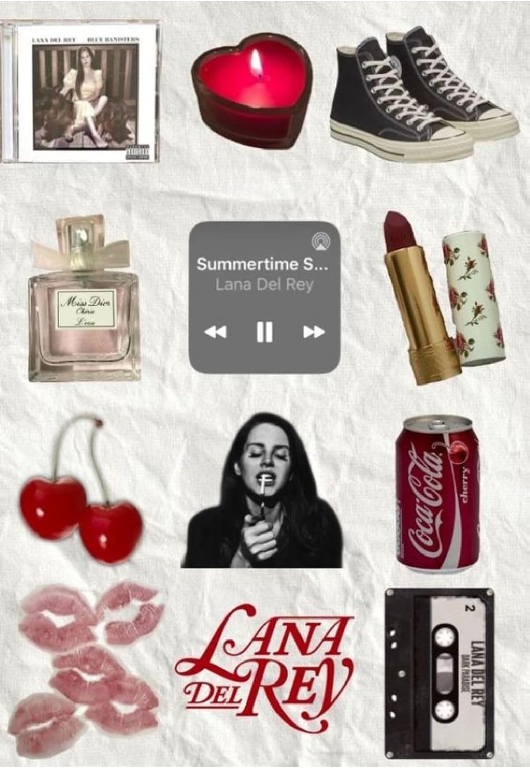 Lana Del Rey Sticker Laptop Tablet Telefon Ajanda Bullet Journal Motor Sticker Suya Dayanıklı Etiket