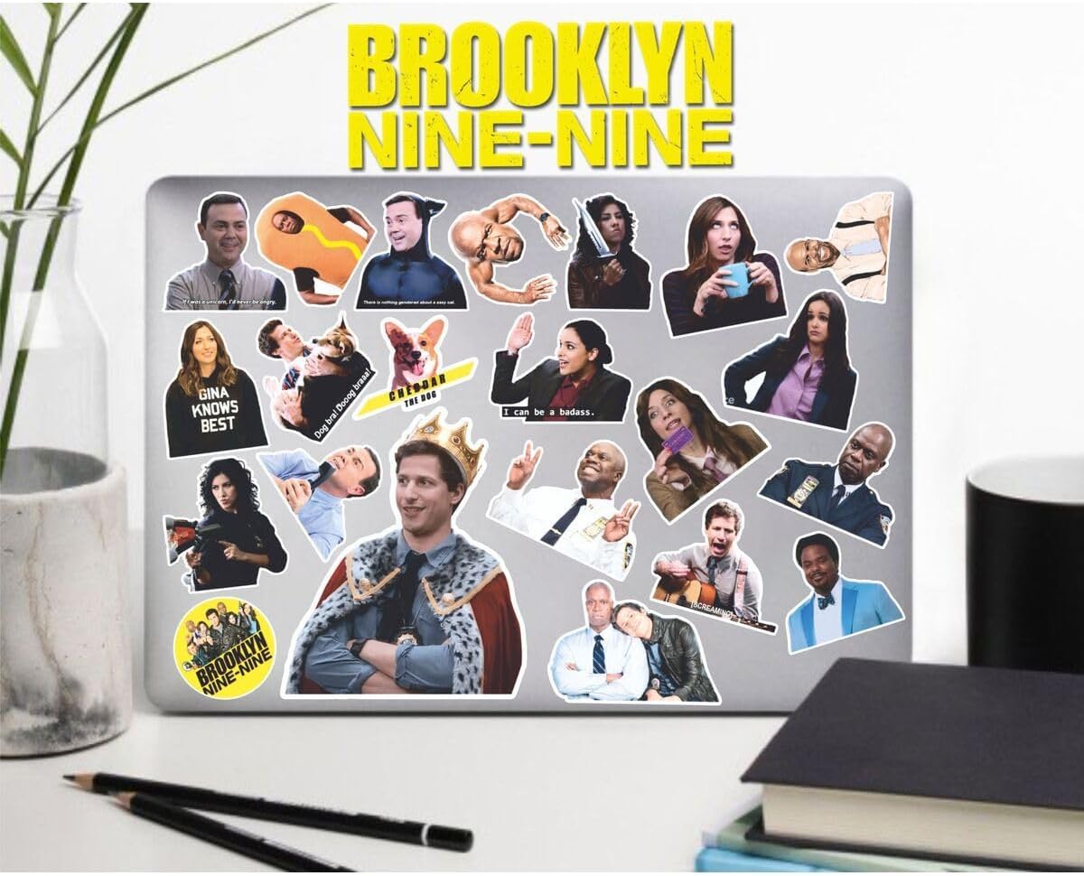 Brooklyn Nine-Nine Defter Suluk Laptop Notebook Tablet Telefon Kılıf Sticker Seti