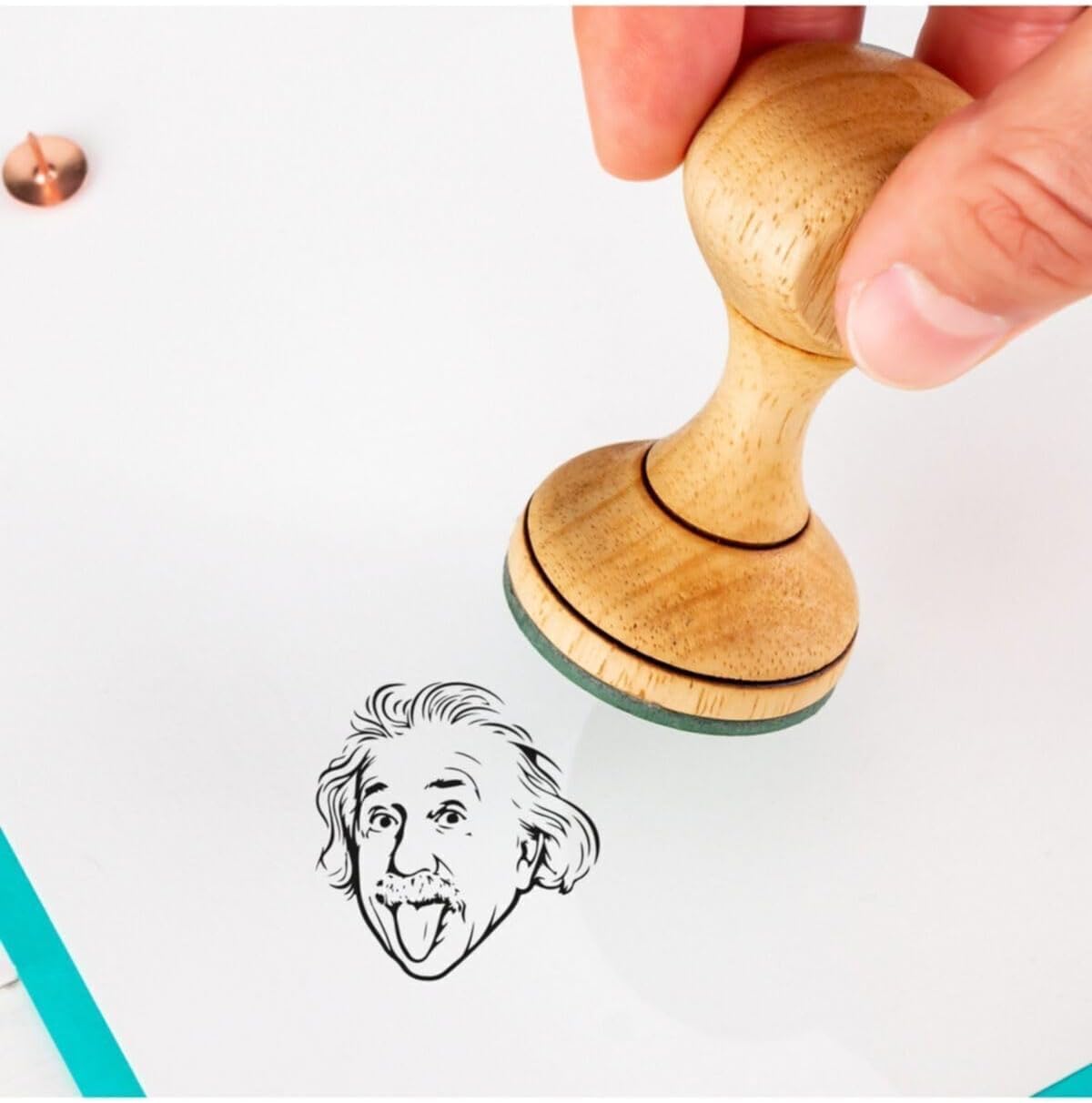 Fizikçilere Hediye Einstein Tasarımlı Esprili Mühür