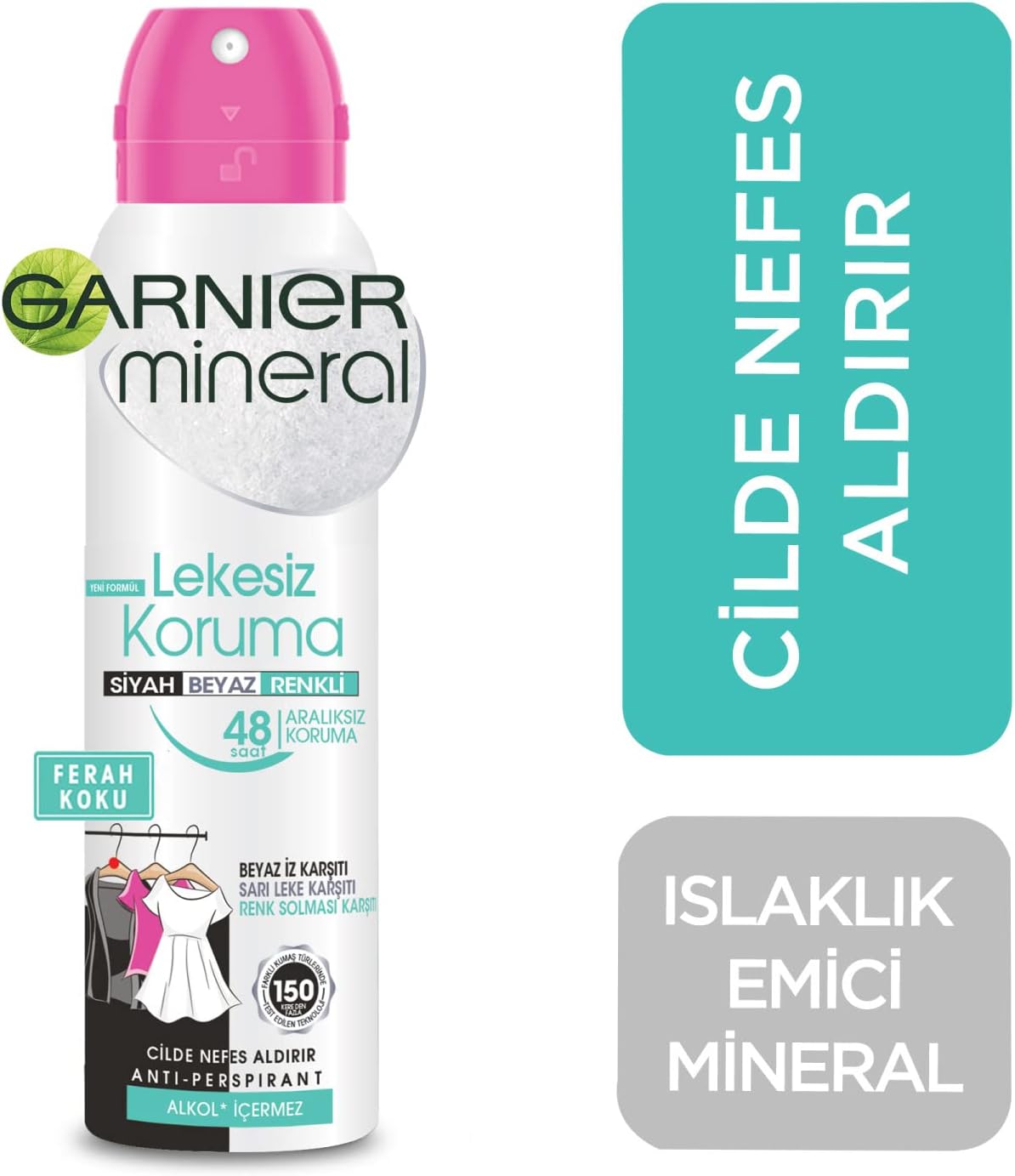 Mineral Lekesiz Koruma Deodorant 150ml