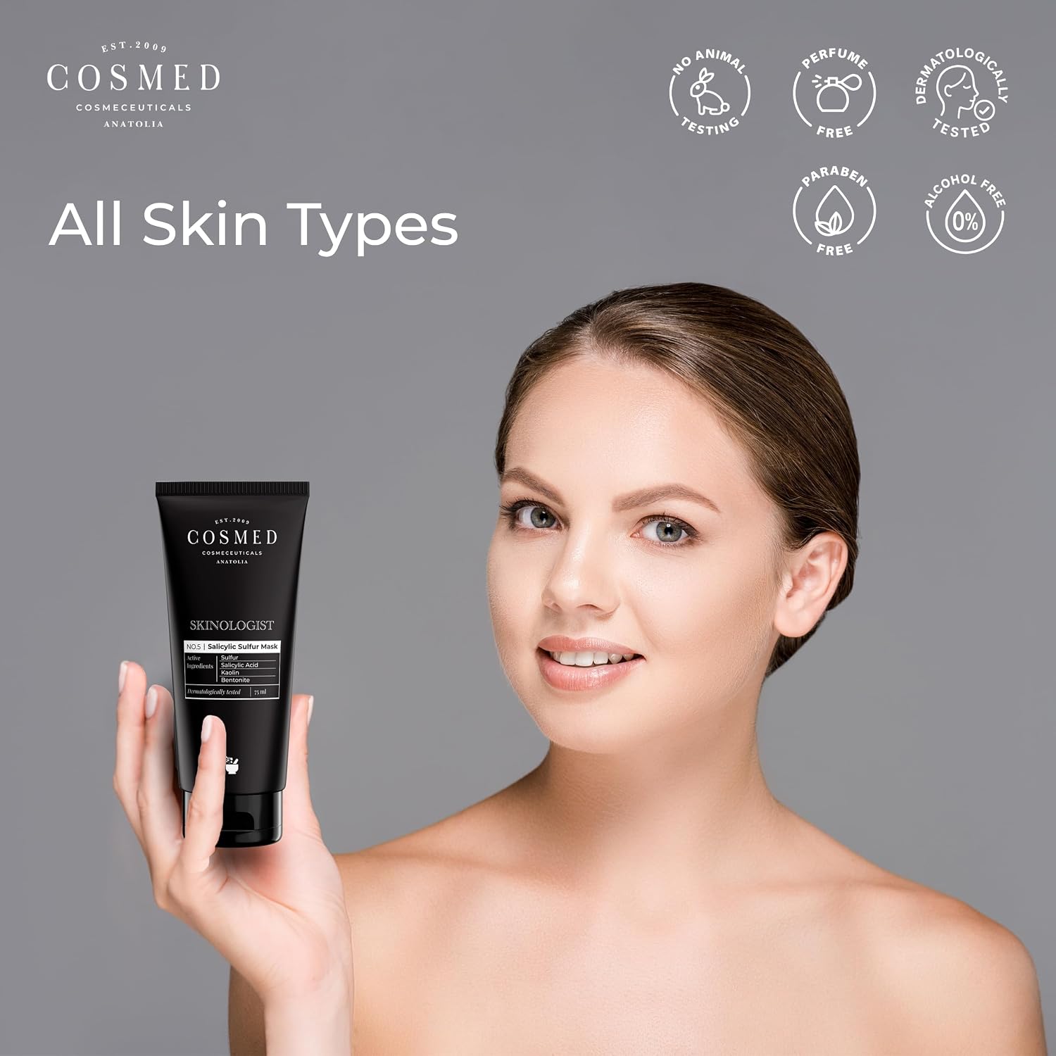 Cosmed Skinologist Salicylic Sülfür Maskesi 75 ml