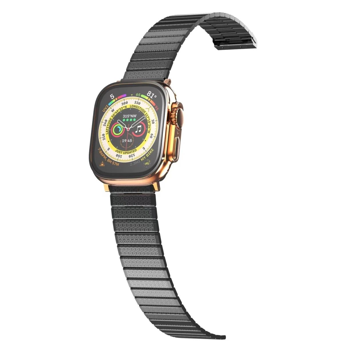 Apple Watch 42mm Made Metal Kordon - Siyah