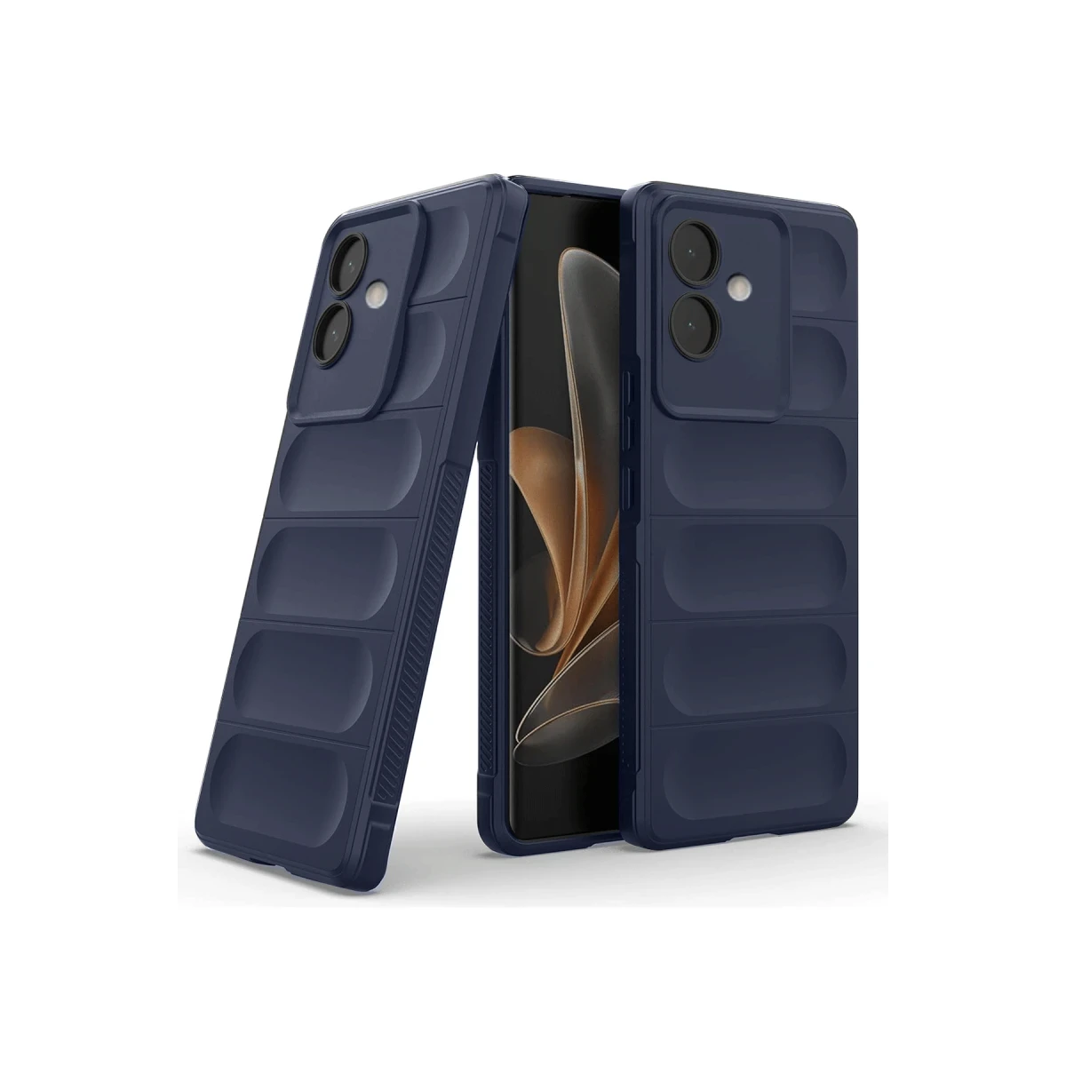 Oppo A3 Kılıf Optimum Silikon - Lacivert