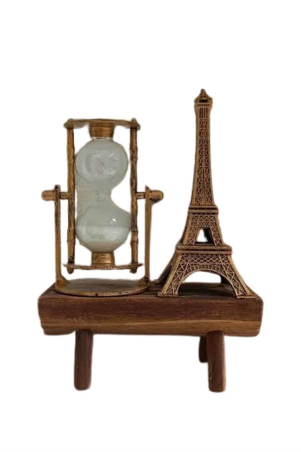 Paris Eyfel Kulesi Hediyelik Eyfel Retro Kum Saati Dekoratif Eşya