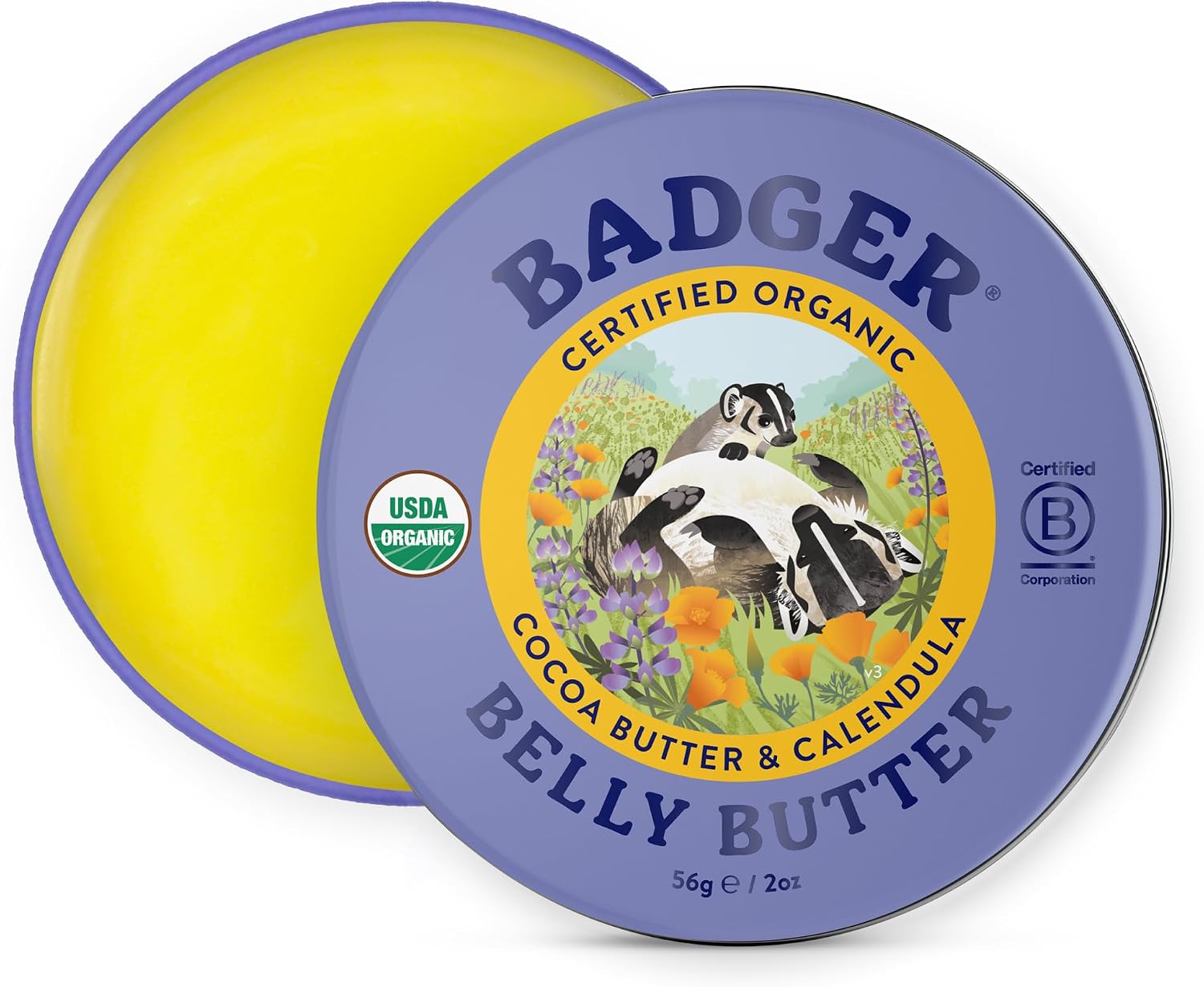Badger Belly Butter Karın Bölgesi Nemlendirici Krem 56g