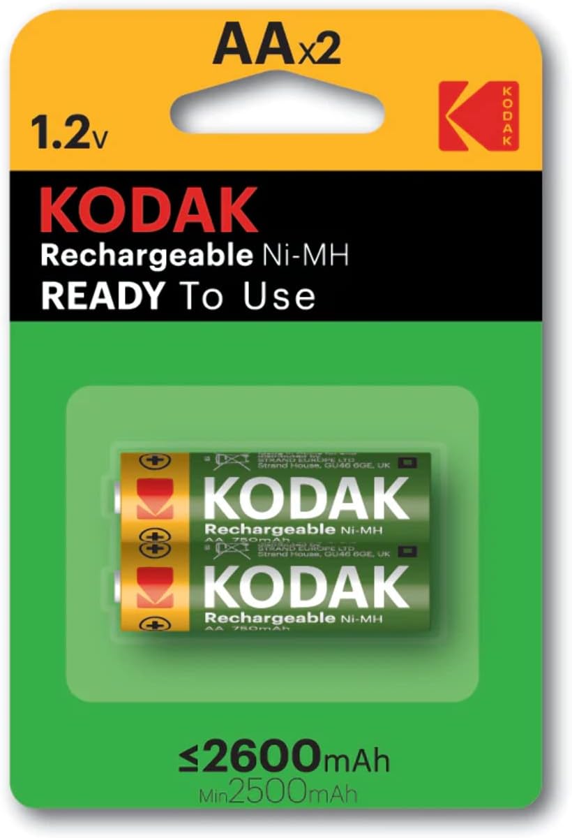 Kodak pil AA Mignon Ni-MH 2600 mA, 2-ER paket