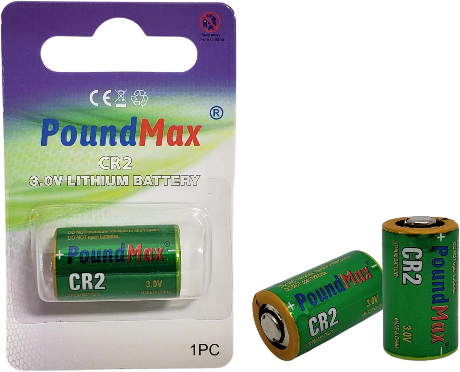 lityum CR-2 (CR17355, CR-2M, DLCR2, KCR2, 6206) özel pil, 3V | 1x 1-paket