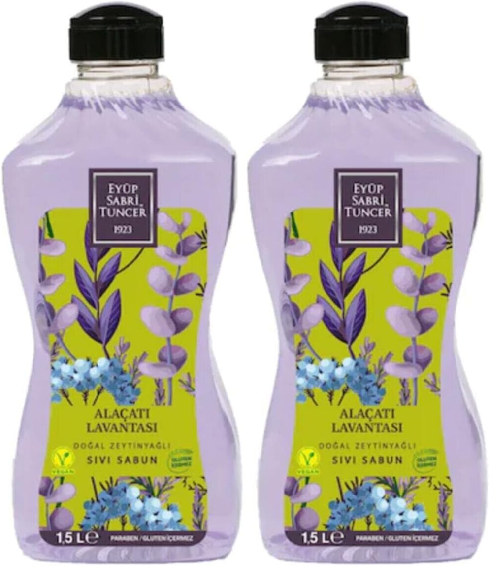Eyüp Sabri Tuncer Alaçatı Lavantası Sıvı Sabun 1500 ml x 2