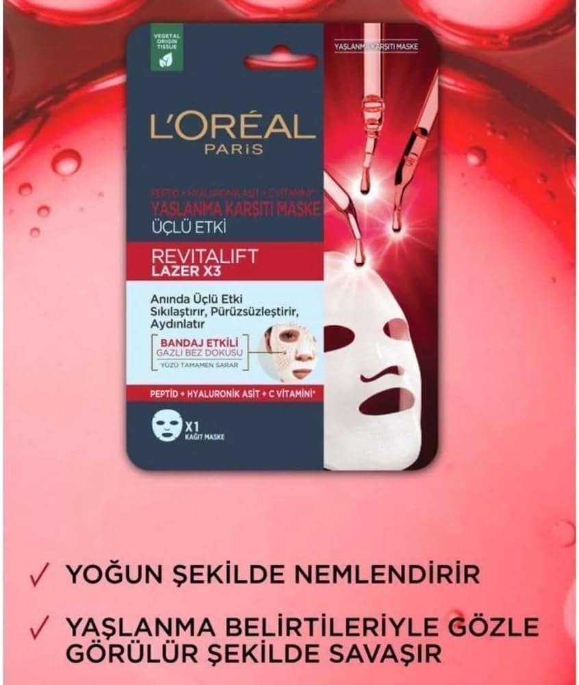 Revitalift Lazer X3 Yaşlanma Karşıtı Maske