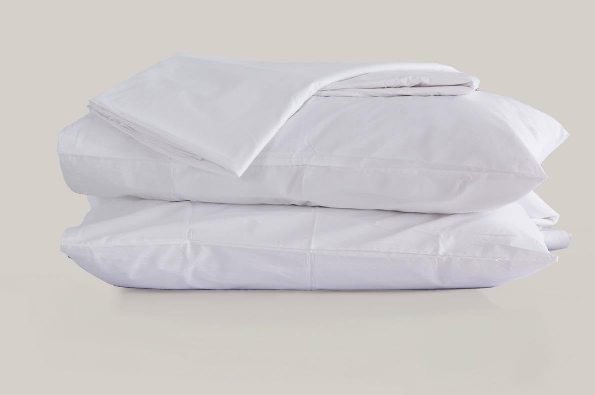 Sleeptown Celia Pamuk Luxury Yıkanabilir Mevsimlik Otel Nevresimi Çift Kişilik Nevresim 200x220 Beyaz