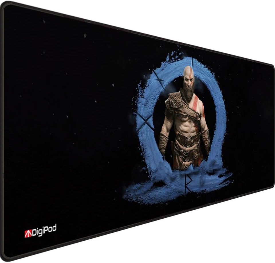 Digipod Gaming Mousepad Oyuncu Mouse Pad 90X40 XXL Büyük Oyuncu Mousepad Kaymaz Taban Speed 4mm Dikişli
