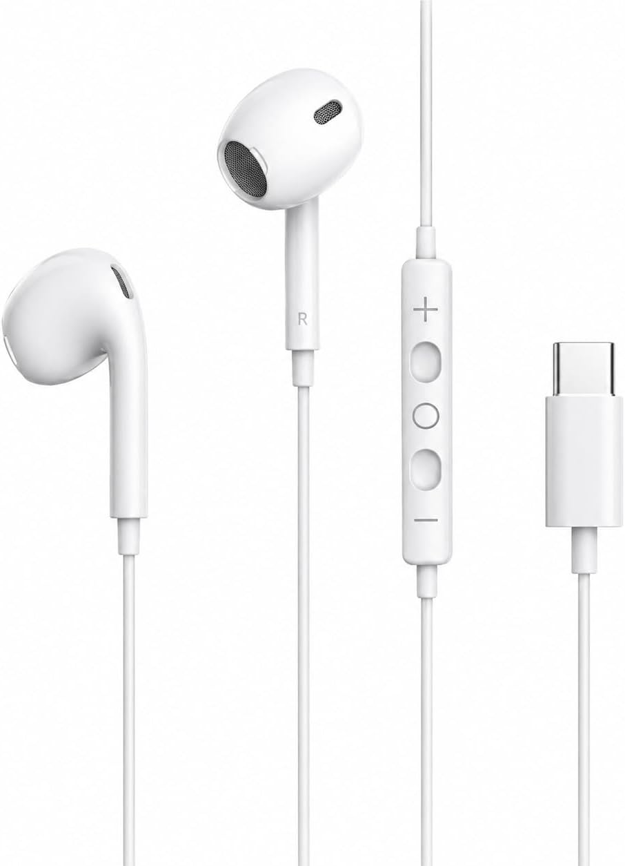 HP-TK03 Titan Series Type-C Kablolu Kulak İçi Kulaklık - 13mm Sürücülü Yüksek Kaliteli Stereo Ses Mikrofonlu ve Ergonomik Tasarımlı 1.2M Type-C Kulaklık