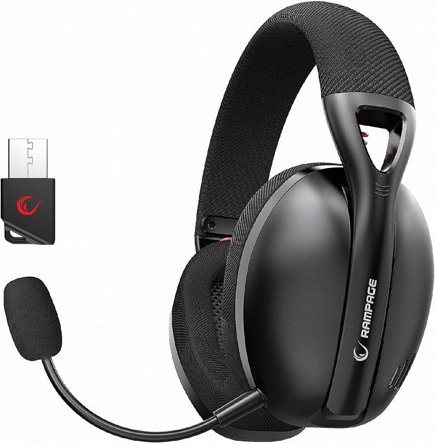 Crack H11 Siyah Wireless 2.4G+ Bluetooth Mikrofonlu Oyuncu Kulaklığı