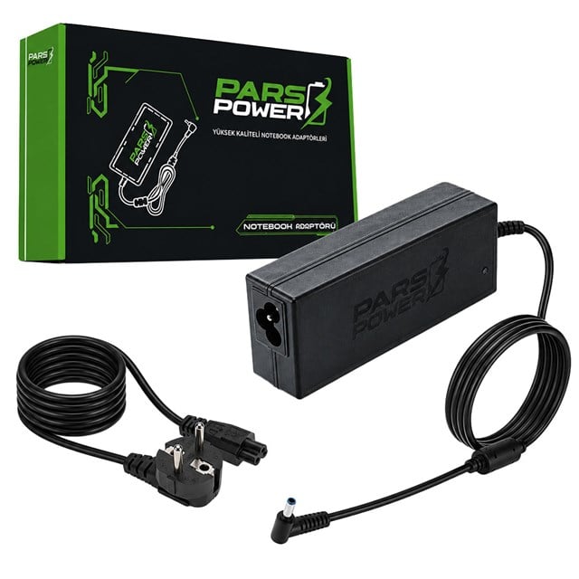 Parspower PRS-024 Plastik Kasa 19.5V 3.33A 65W (4.5*3.0MM) Standart Notebook Adaptör