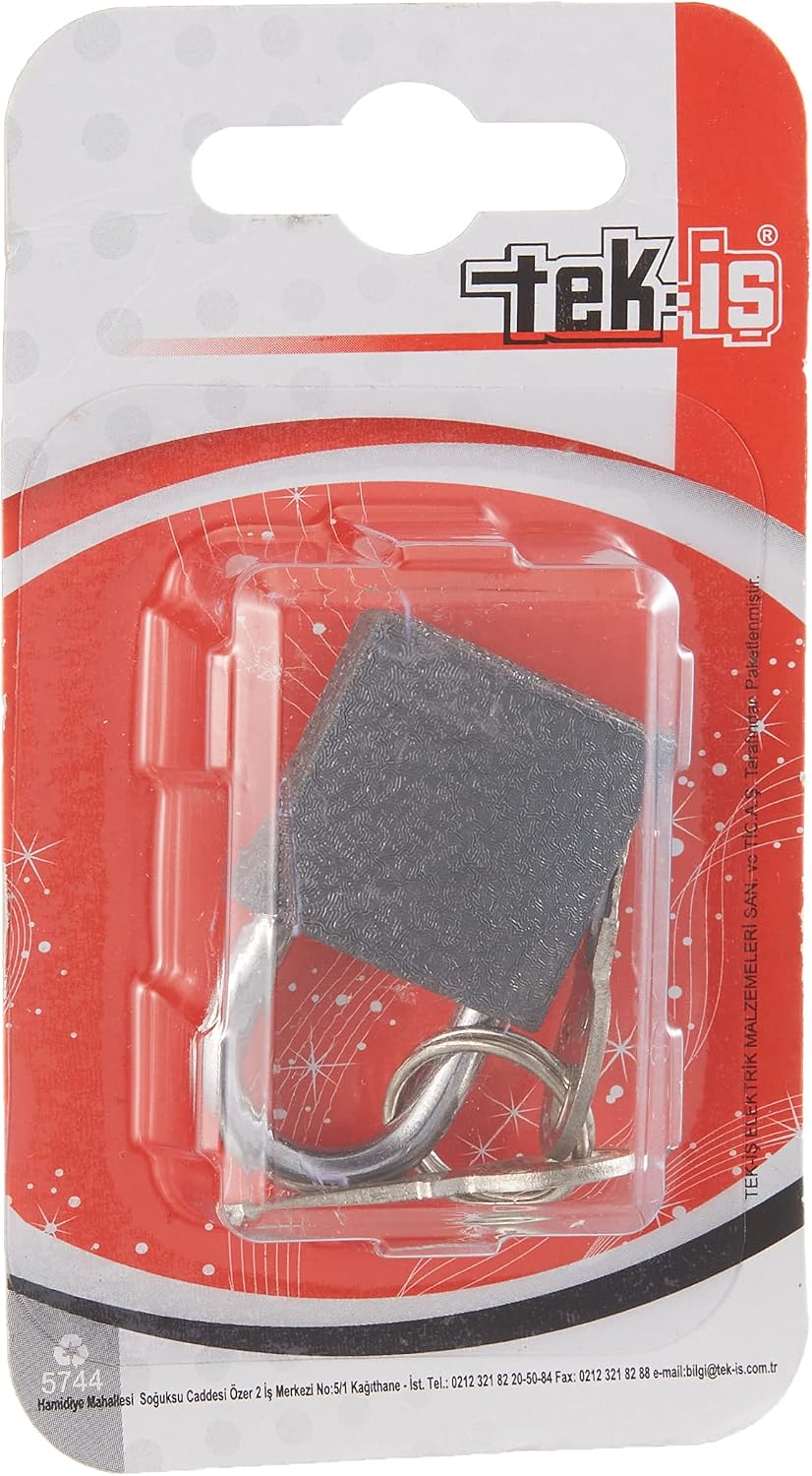 Tek-İş 524164 Asma Kilit Gri Döküm, Gri, 25mm