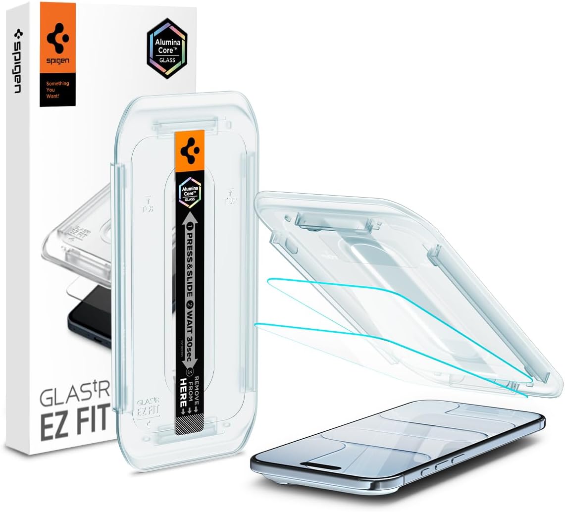 iPhone Air ile Uyumlu Ekran Koruyucu Cam Kolay Kurulum Glas.tR EZ Fit (2 Adet) - AGL09861