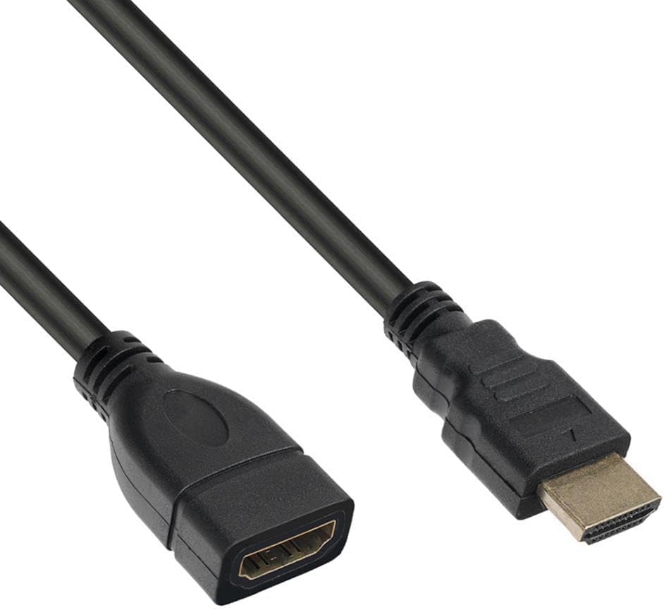 Hdmi Erkek Di̇şi̇ Erkek Di̇şi̇ 1 Metre Uzatma Gold Kablo