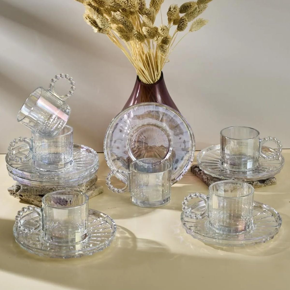 Ringo Line Lüster Altı Kişilik Kahve Fincan Takımı 100 ml