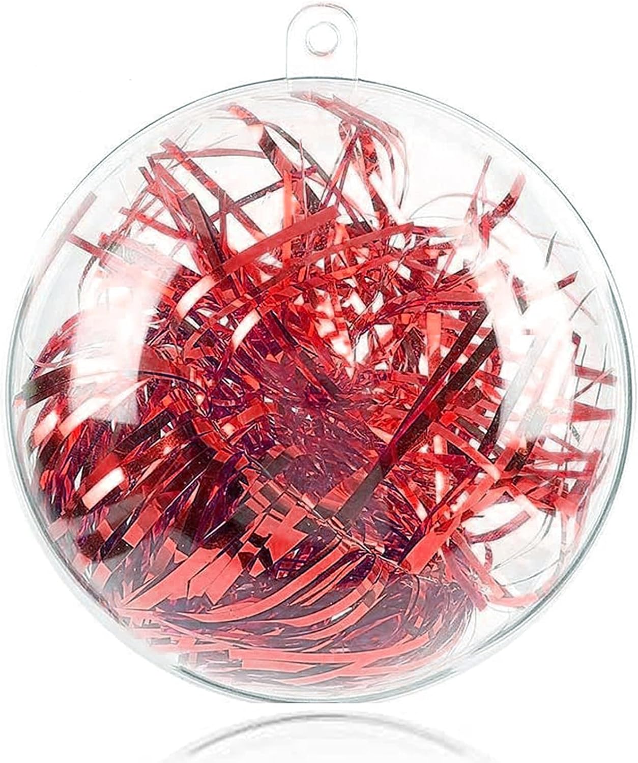 20 Adet 80 mm Süs Topları Noel Dekorasyon Topları, Şeffaf Plastik Doldurulabilir Süs Topu, Noel için Kendin Yap Şeffaf Plastik Toplar, Yeni Yıl Hediyesi, Düğün Ev Dekoru (7,8 cm)