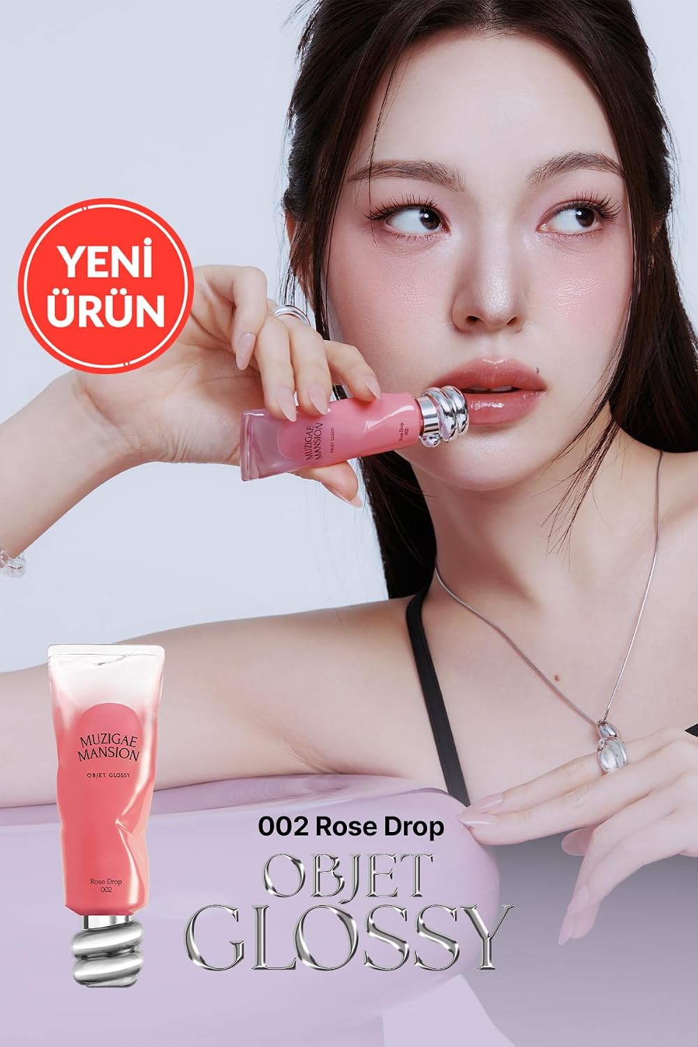 Nemlendirici, Parlak Bitişli Tint Objet Glossy (002 Rose Drop)