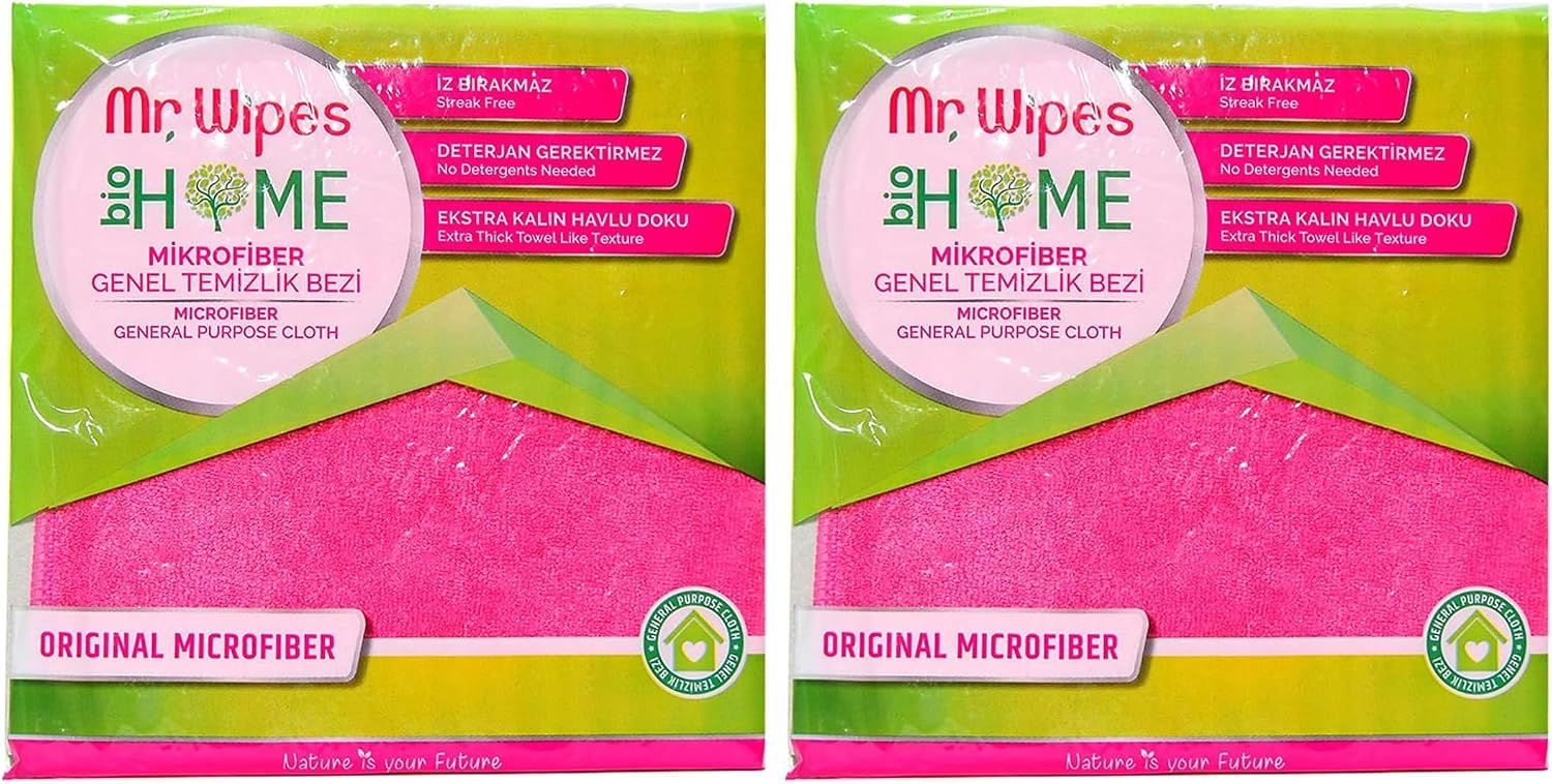Mr.Wipes Genel Temizlik Bezi (40 x 40 cm) (2 paketi)
