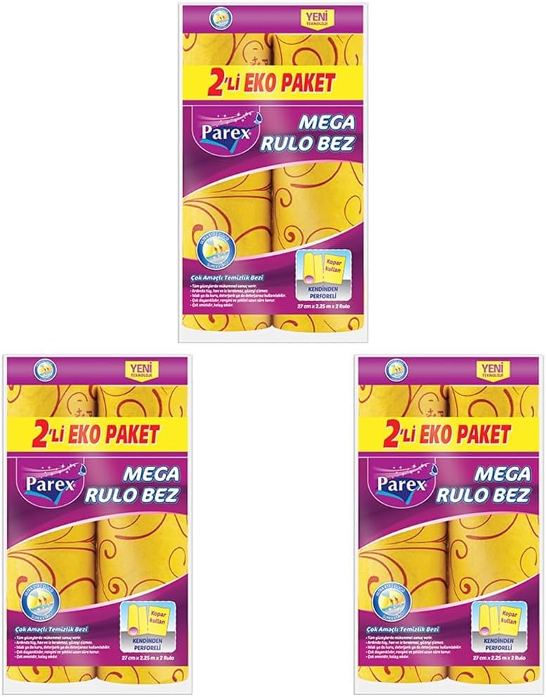 Mega Rulo Temizlik Bezi 6'li Paket