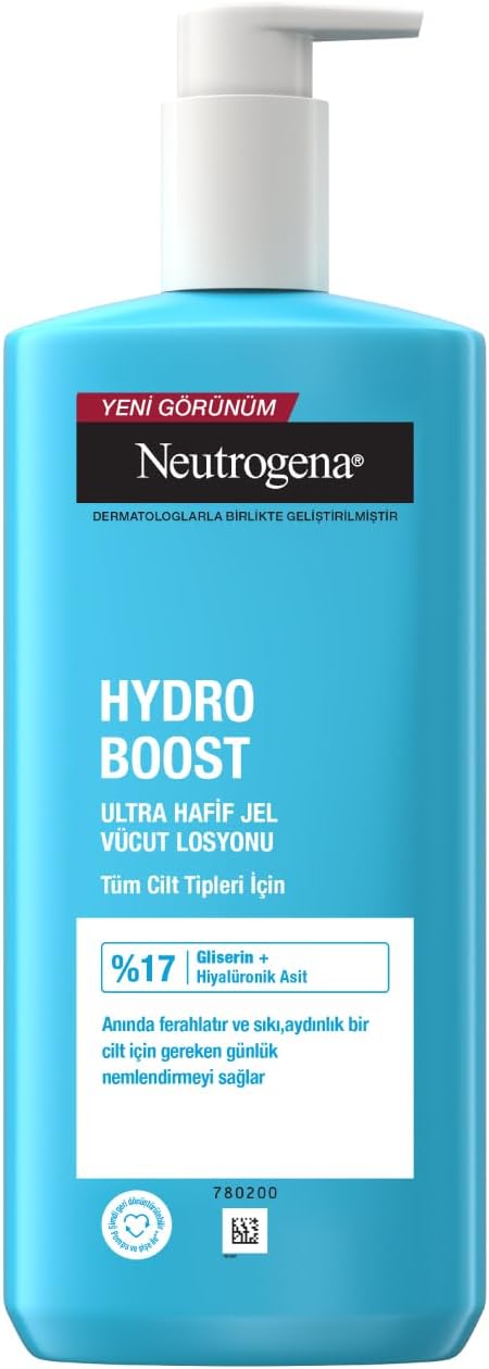 Hydro Boost Ultra Hafif Jel Vücut Losyonu (%17 Gliserin + Hiyalüronik Asit) 400 Ml