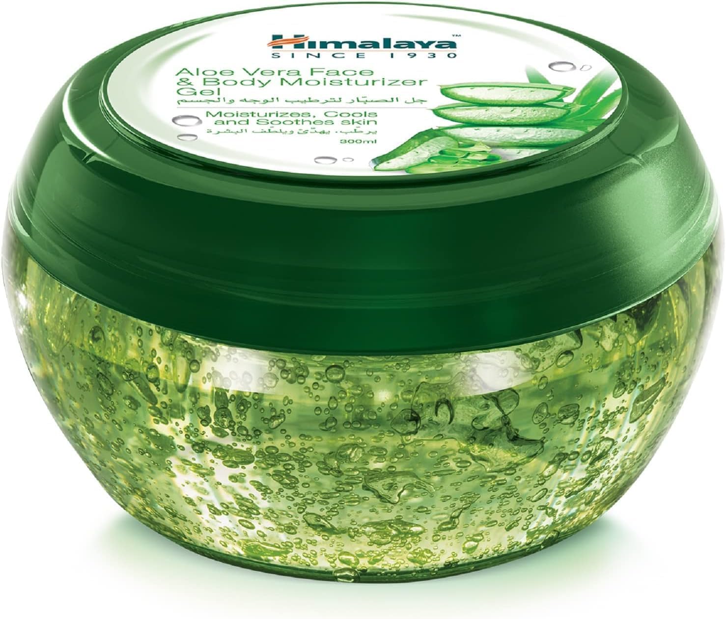 Aloe Vera Yüz ve Vücut Nemlendirici Jel 300 ml | Serinletici, Yatıştırıcı | Parabensiz | Tüm Ciltler