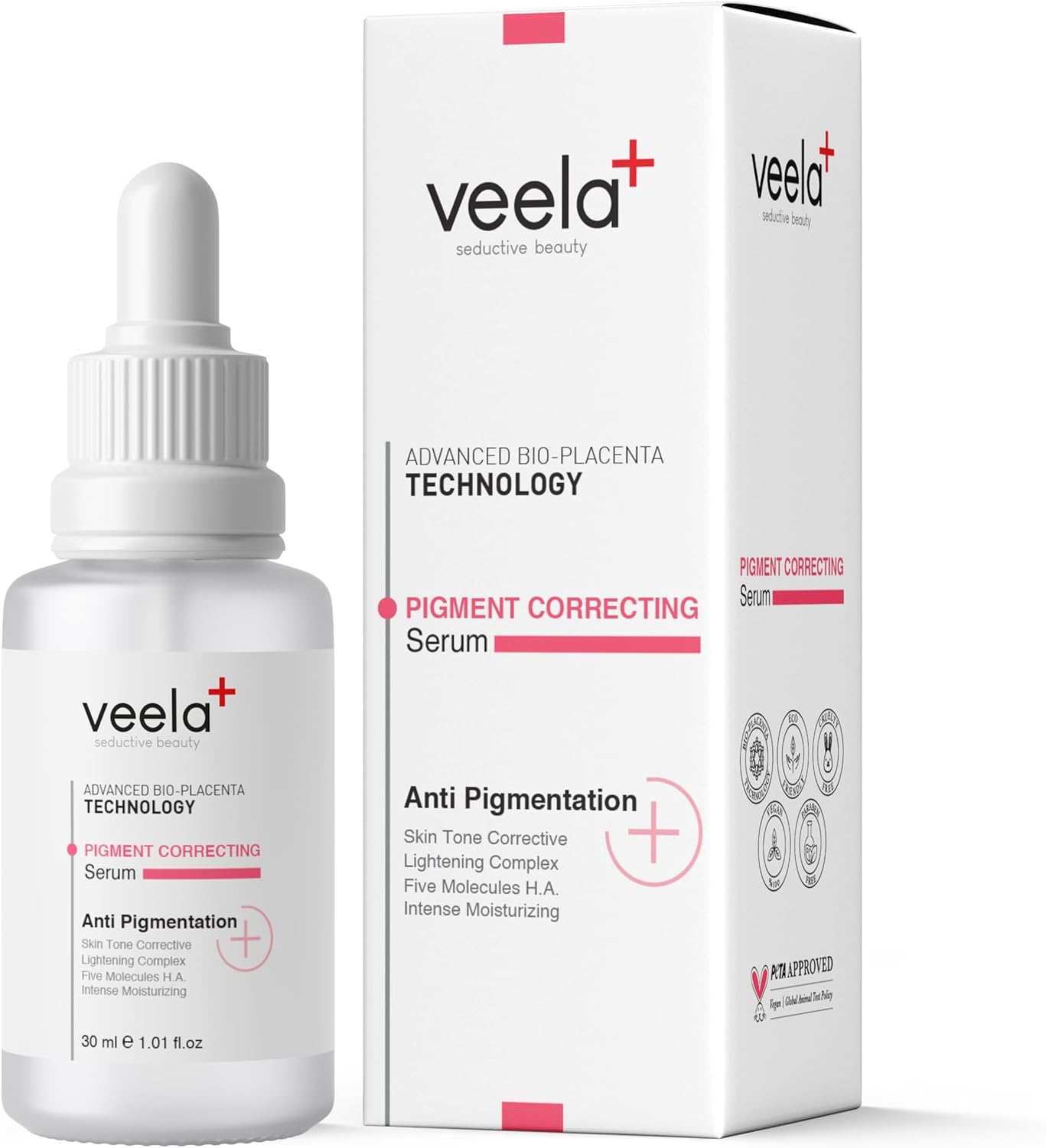 Veela Cilt Tonu Eşitleme ve Düzenlemeye Yardımcı – Pigment Correcting Serum | Leke Karşıtı & Aydınlatıcı Serum