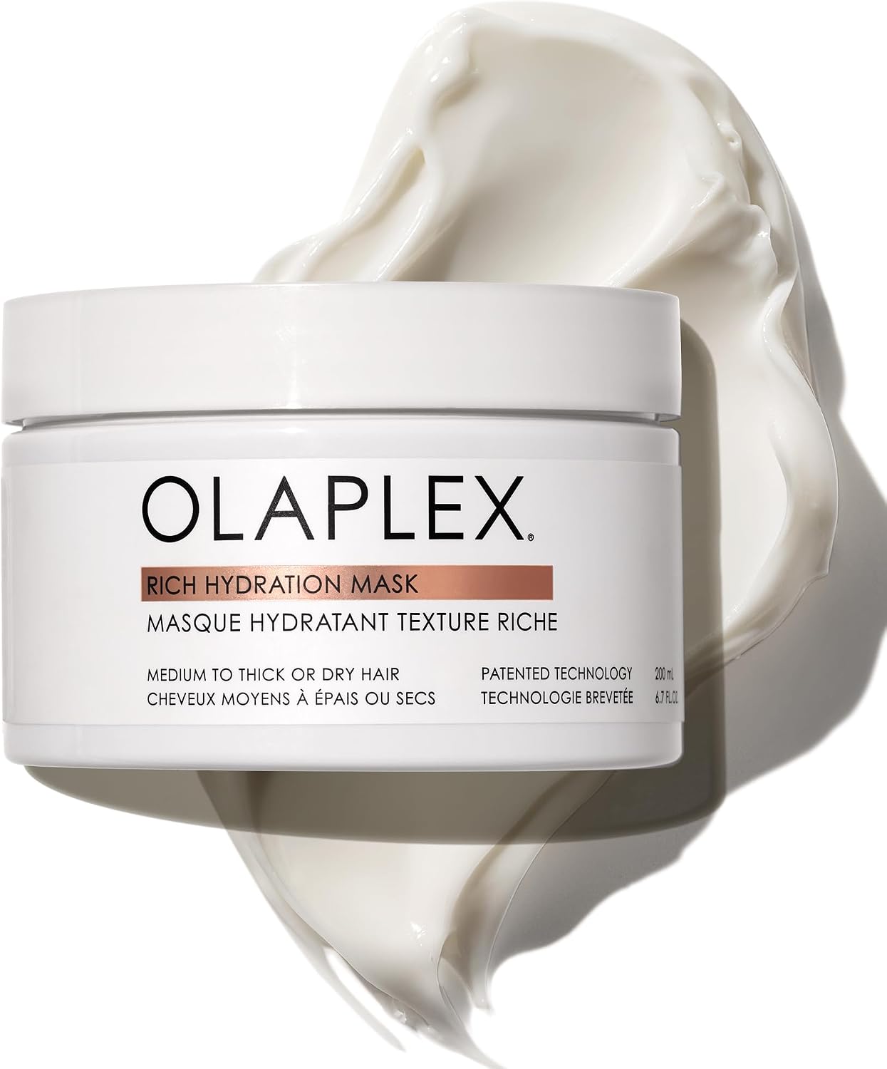 Olaplex Zengin Nemlendirme Maskesi: Kuru veya Orta ila Kaba Saçlar İçin Kabarmayı Nemlendirmek ve Kontrol Etmek İçin Kütikül Sızdırmazlık Maskesi, 200 ml / 6.7 Fl. Oz.