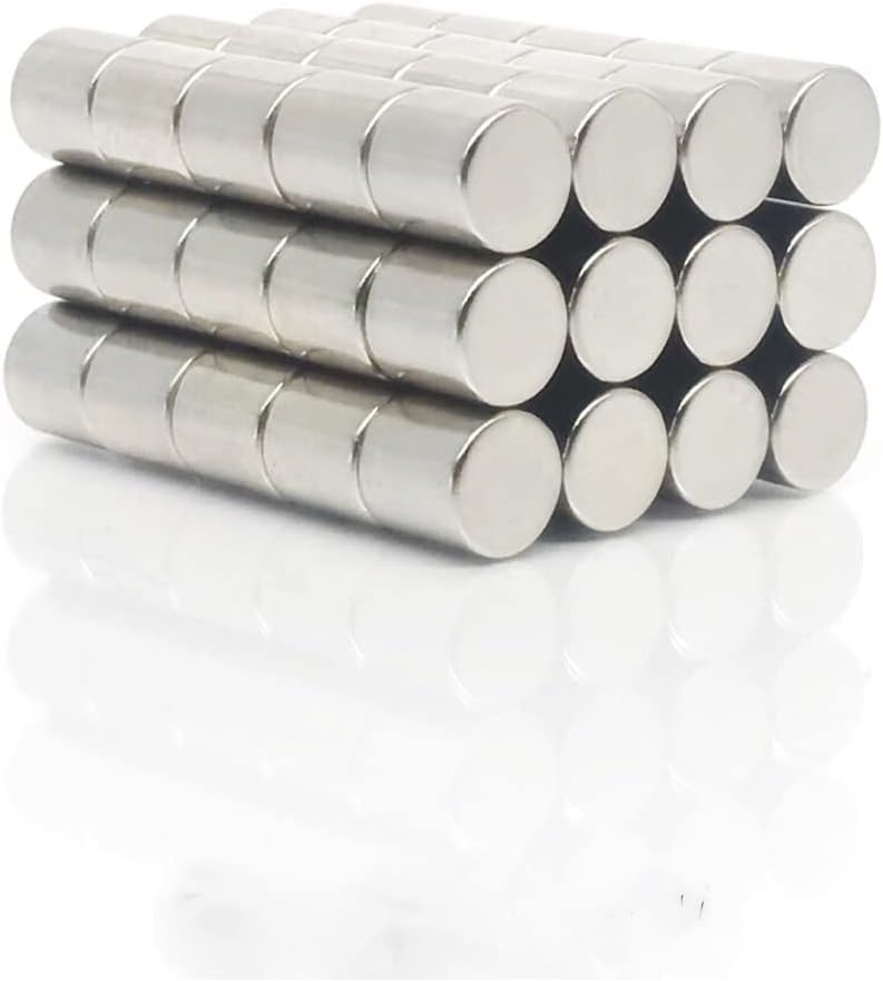 Neodyum Mıknatıs Silindir yuvarlak d10x10 mm - 10 adet - Güçlü Neodyum