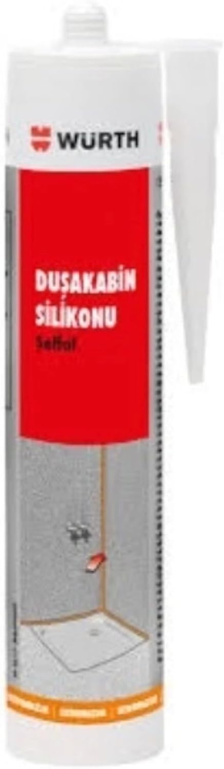 Würth Duşakabin Silikonu Şeffaf 310 Mmll