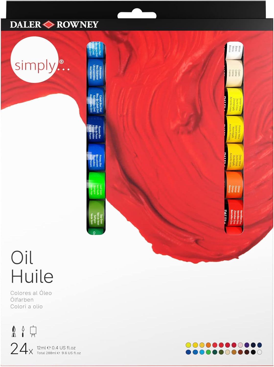 Simply 12 ml, x24 Tüp Karton Kutu Set (118500124)
