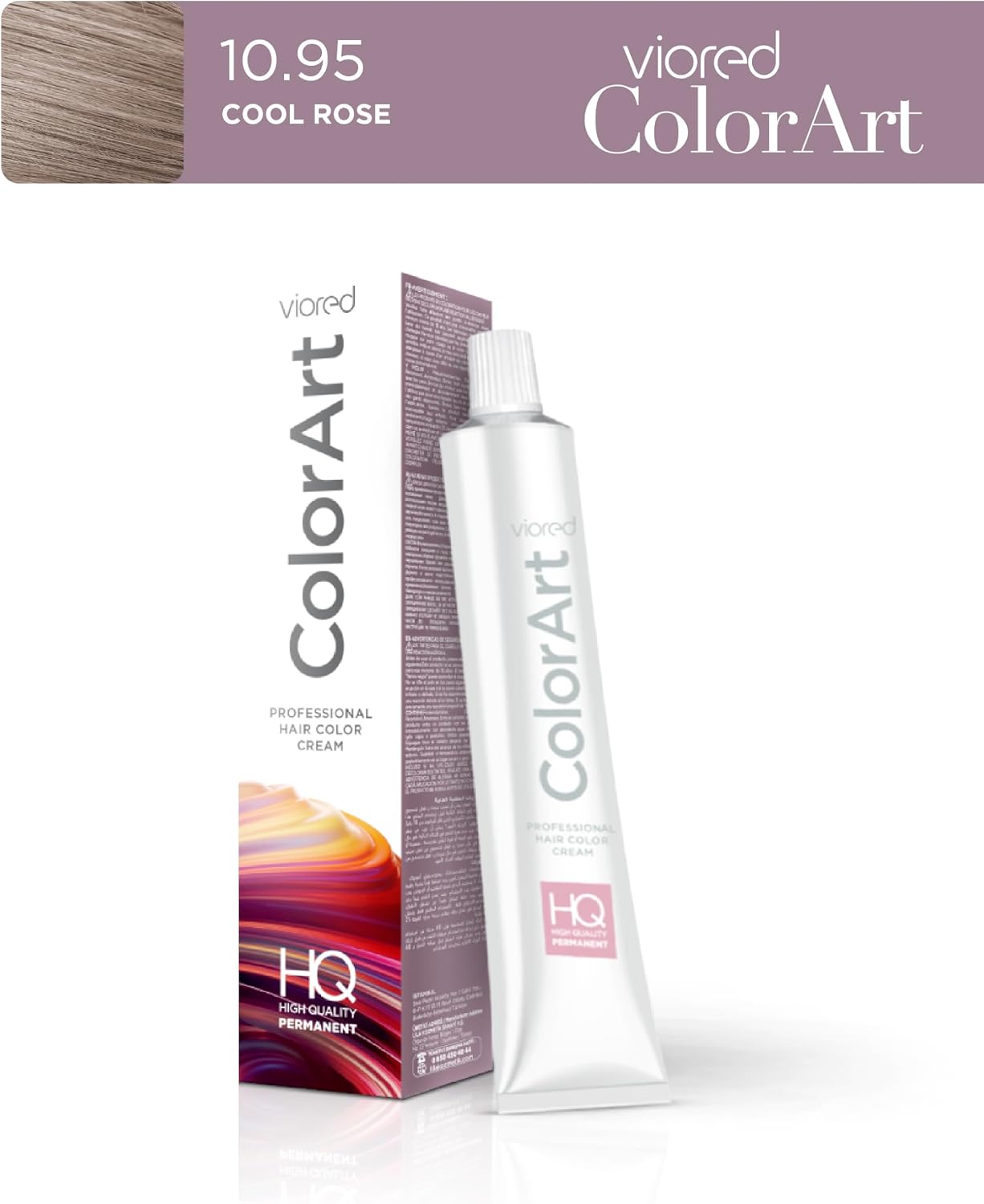 Profesyonel Tüp Saç Boyası 60 ml 10.95 Cool Rose