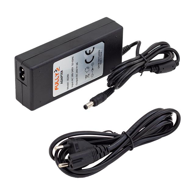 Fully O-1624A 24 Volt - 2.5 Amper Plastik Kasa Masaüstü Adaptör 5.5*2.5 Uç