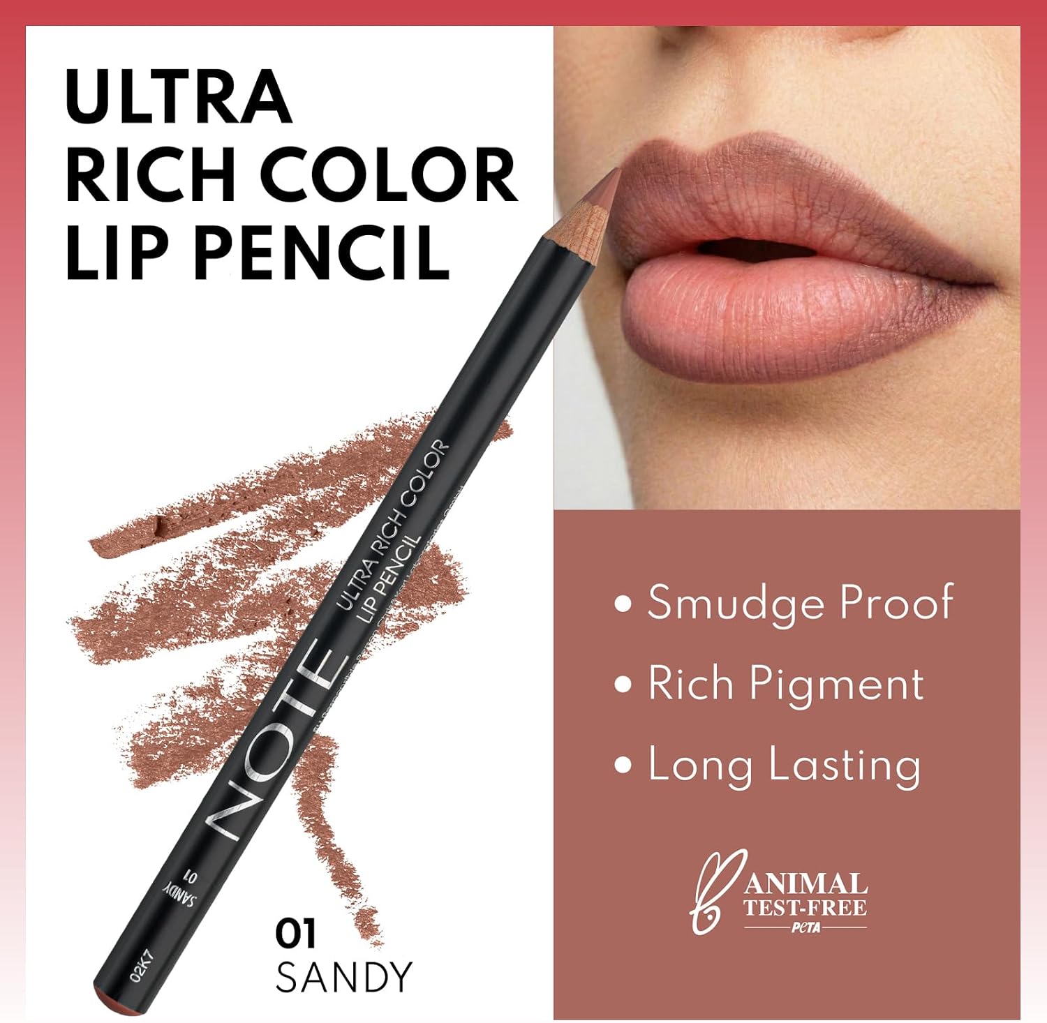 Ultra Rich Color Lip Pencil Dudak Kalemi 01 Sandy