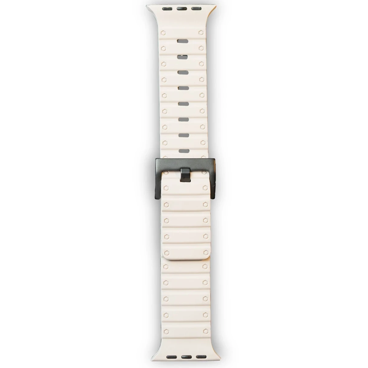 Apple Watch 42mm Magnus Mıknatıslı Silikon Kordon - Yıldız Işığı
