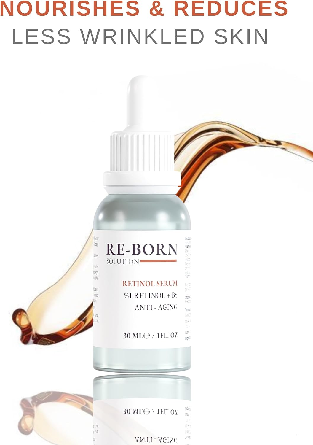 Retinol Serum%1 Retinol + B5 Anti - Aging, 30 ml